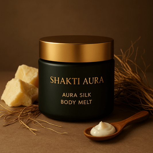 Shakti Aura Aura Silk Body Melt - luxury Ayurvedic body cream with mango butter